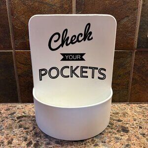 NWT Check Your Pockets Laundry Wall Decor by Loads of Fun/Design Styles
